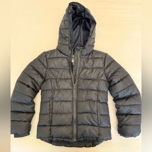 Old Navy Kids Charcoal Puffer Jacket